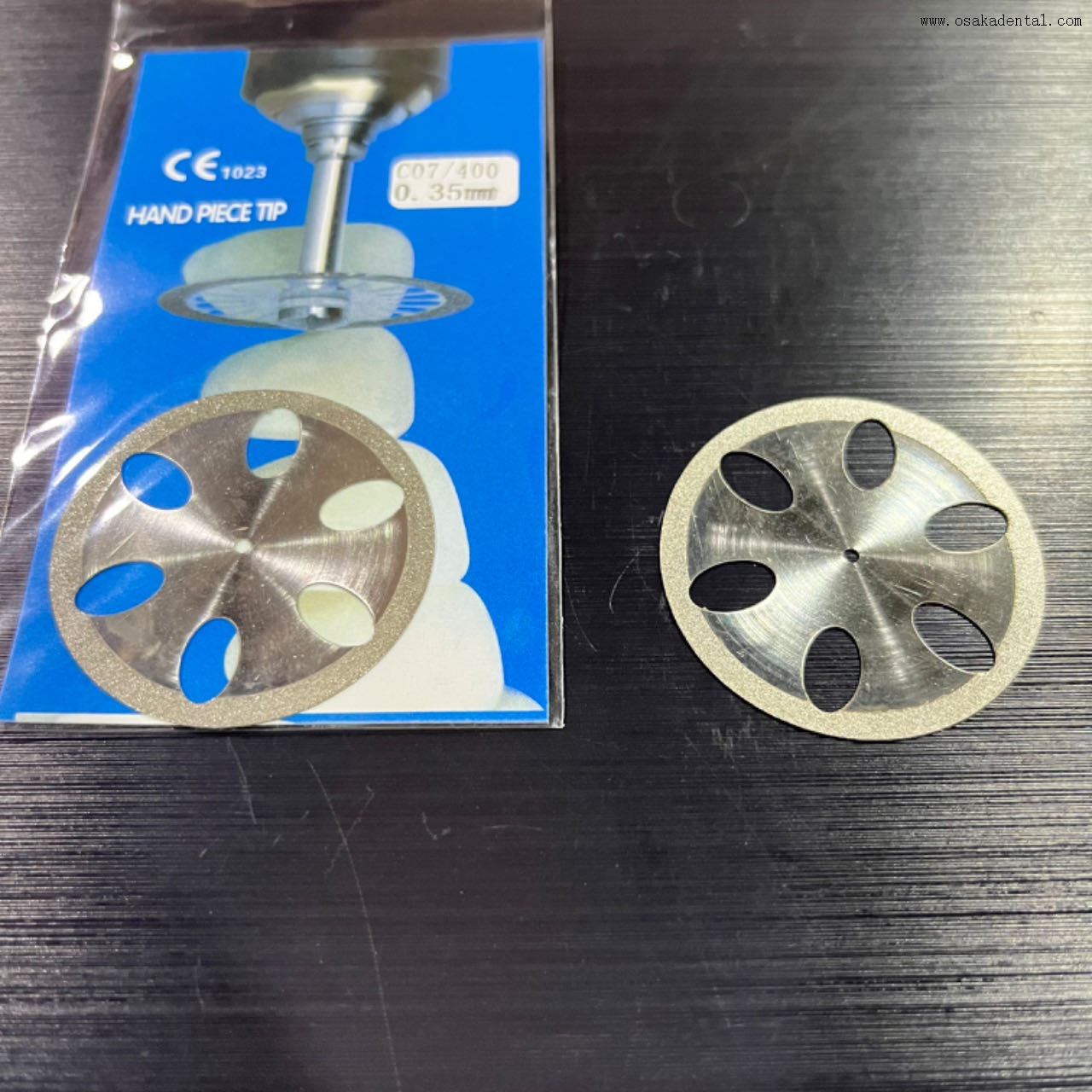 Cortador de disco de sierra de rueda de diamante Dental de alta calidad, forma de recorte