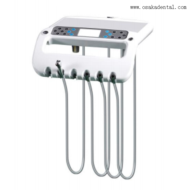 Sillón dental de alta calidad de color púrpura de OSAKA, unidad de sillón dental con máquina de blanqueamiento dental y algiante dental