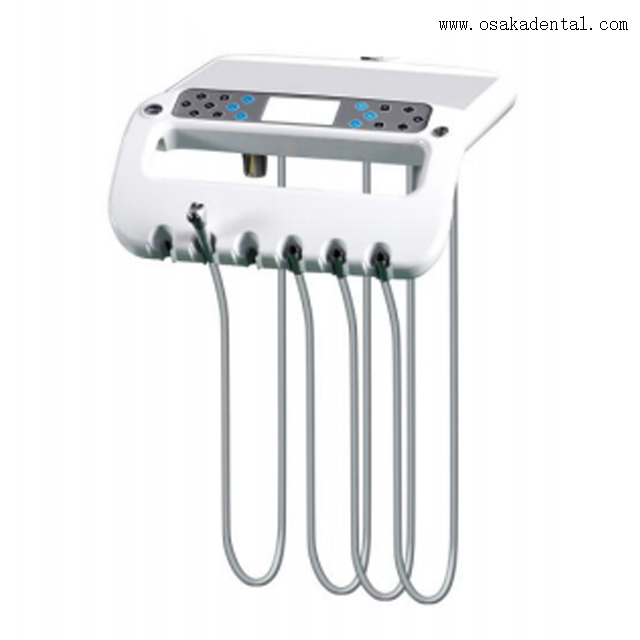 Sillón dental de alta calidad de color púrpura de OSAKA, unidad de sillón dental con máquina de blanqueamiento dental y algiante dental