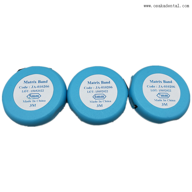 Bandas de matriz de acero inoxidable de 3M de largo para ortodoncia dental