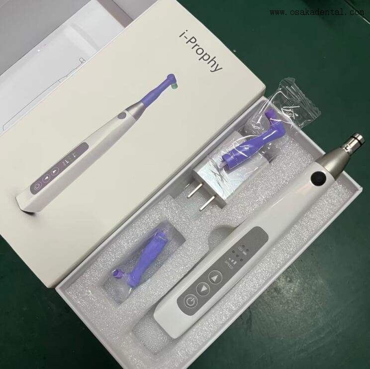 Pieza de mano de profilaxis recargable con puntas