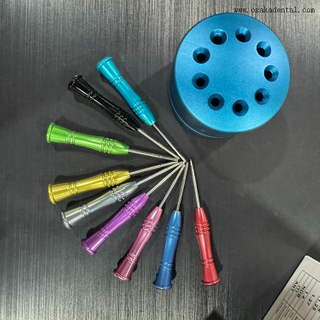 Juego de herramientas para implantes dentales 