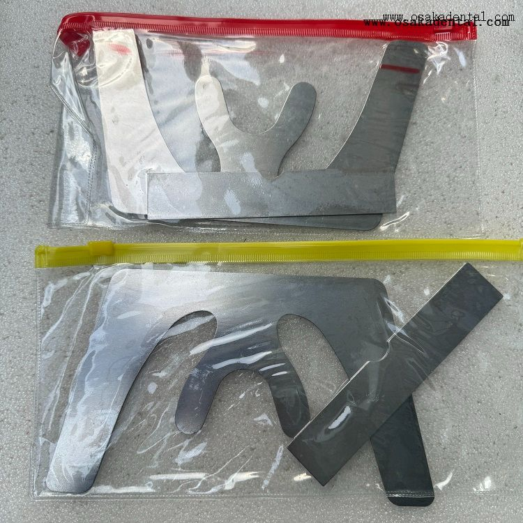 Placa dental Fox Plane de acero inoxidable OSA-L130