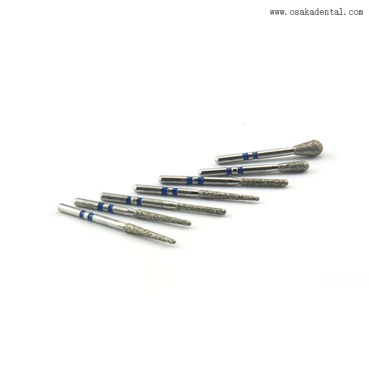 Fresas de diamante dentales para preparar circonio sinerizado