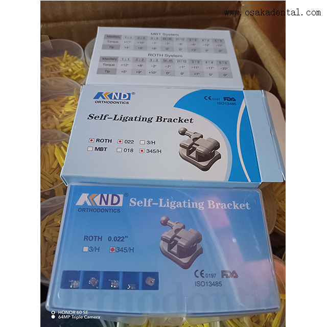 Brackets de autoligado de alta calidad para tratamiento de ortodoncia