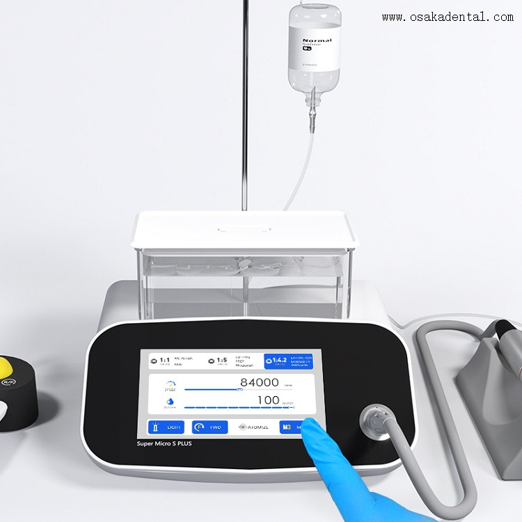 Motor eléctrico sin escobillas dental, tren motriz sin necesidad de conexión con sillón dental