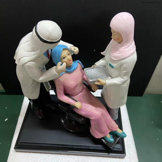 Modelo Dental de precisión con material de resina, forma de modelo de dentista para decoración de clínica Dental