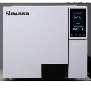Autoclave dental europeo Clase B 23L con impresora incorporada