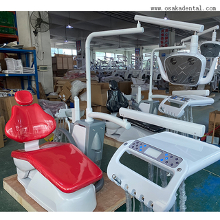 Sillón dental ergonómico con reposacabezas y reposapiés ajustables