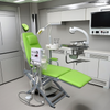 sillón dental plegable portátil con diseño compacto y móvil
