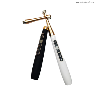 Lámpara de polimerización dental de un segundo, color blanco y negro