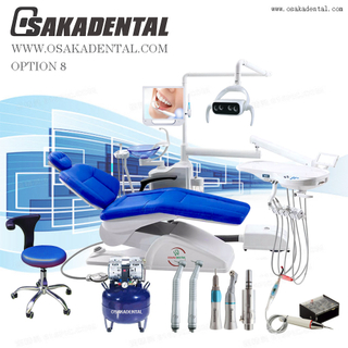 Conjunto de unidad dental Soft PU con opción de monitor y cámara 8