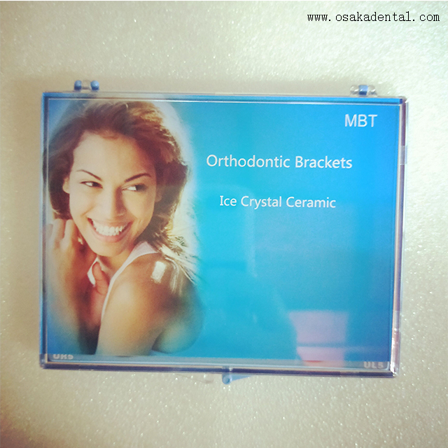 Cristal de hielo Cerámica MBT Soporte de ortodoncia