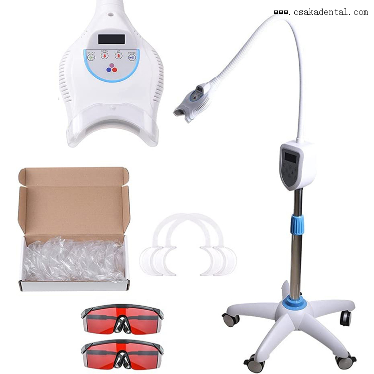 Unidad de blanqueamiento con panel de pantalla digital dental