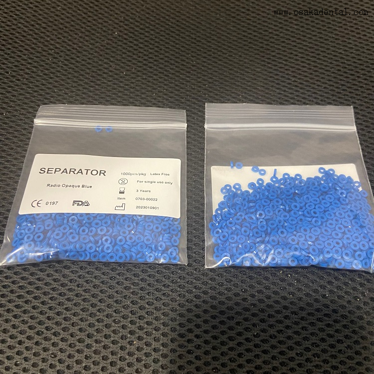 Separador elástico de ortodoncia Dental 1000 unids/bolsa OSA-P29