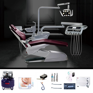 Cómodo sillón dental con unidad de rayos X y sensor