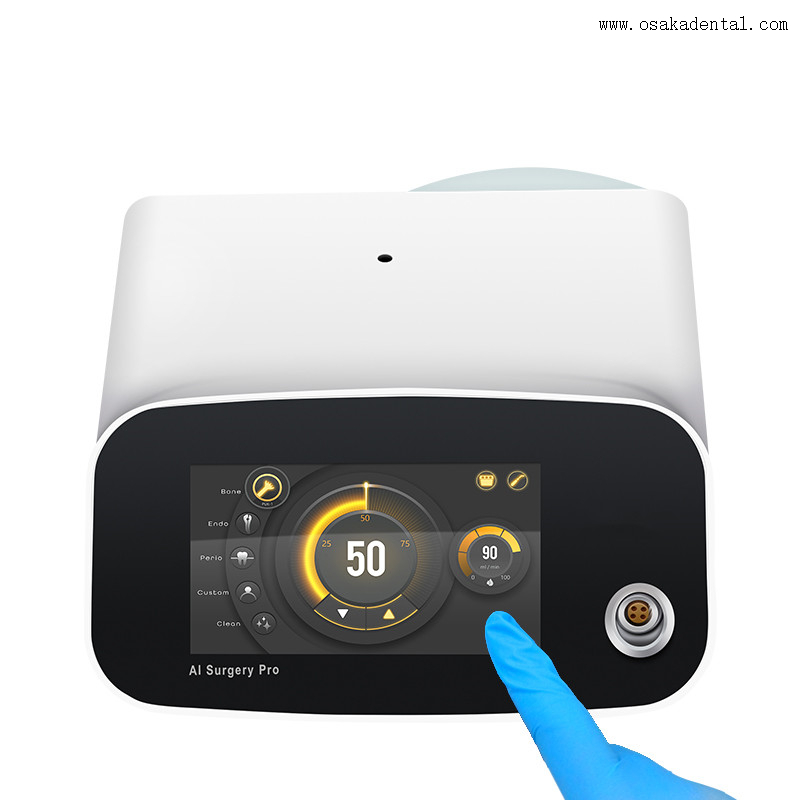 Máquina piezoeléctrica de la cirugía dental del hueso portátil con el contraángulo ligero llevado