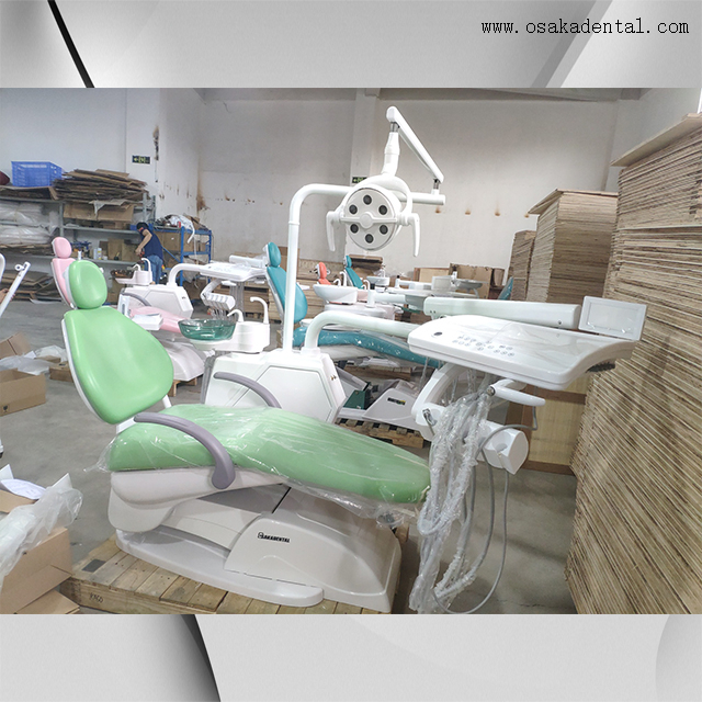 Sillón dental portátil hidráulico con monitor