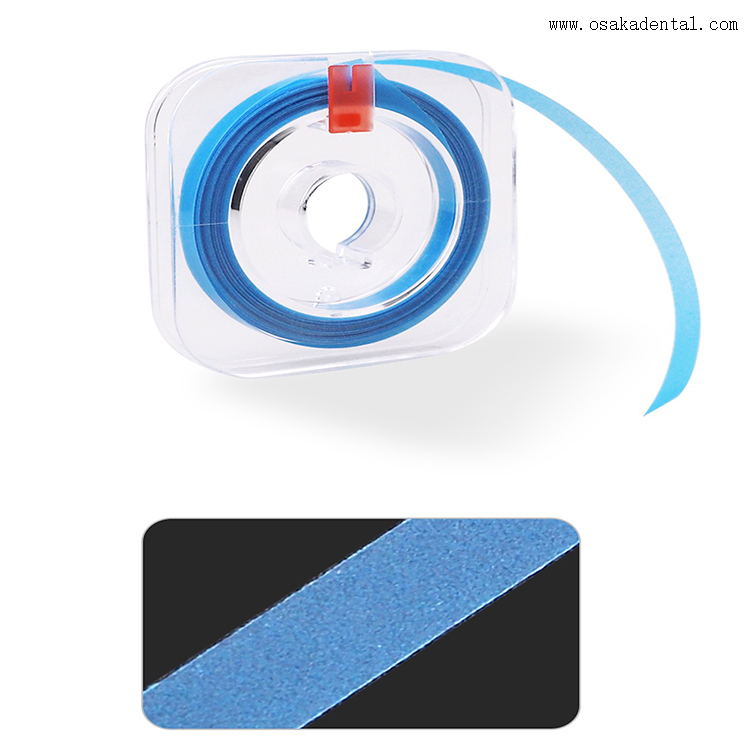 Material dental Tira de prepulido dental