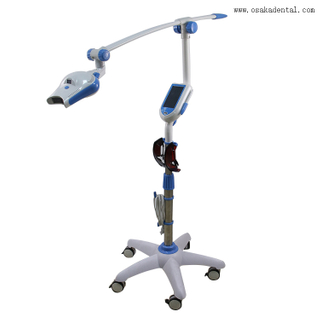 Panel de visualización digital Lámpara blanqueadora de dientes Mobie con rueda