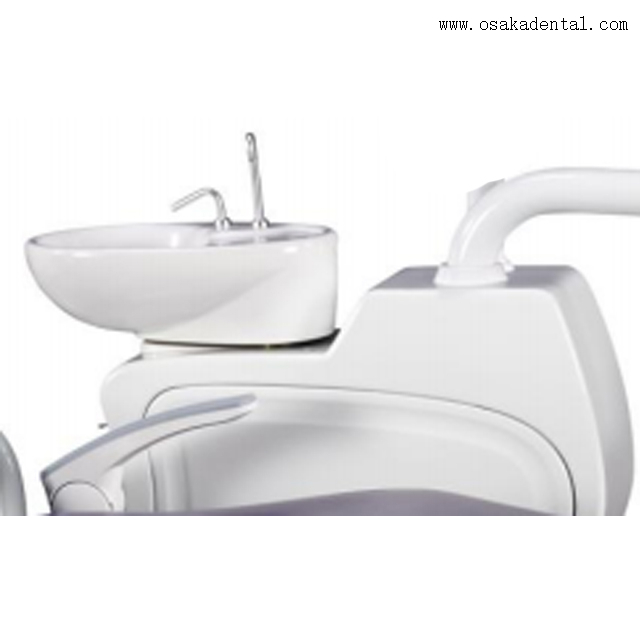 Sillón dental de alta calidad de color púrpura de OSAKA, unidad de sillón dental con máquina de blanqueamiento dental y algiante dental