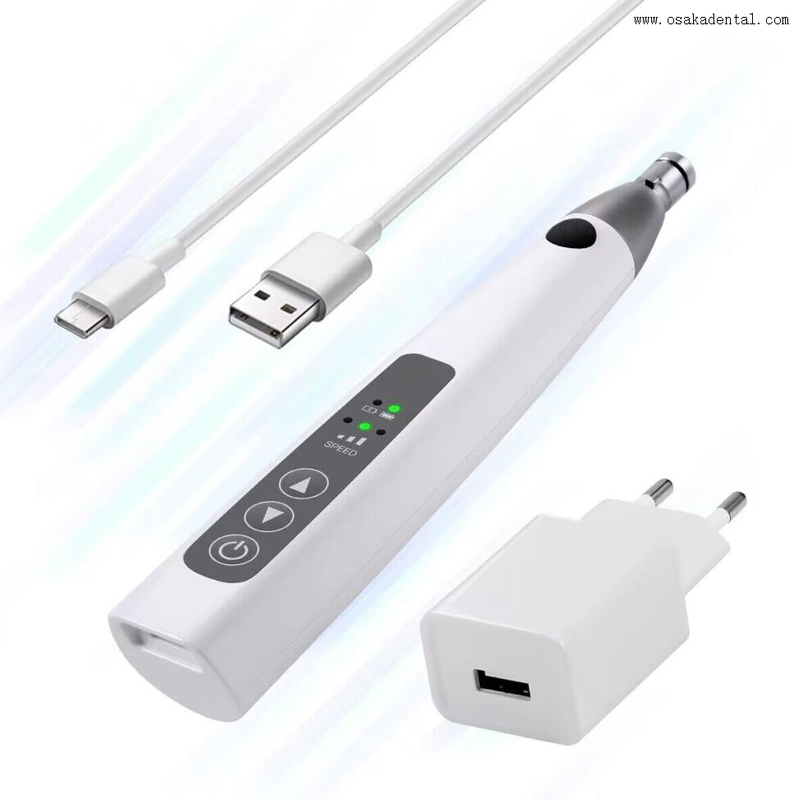 Pieza de mano de profilaxis recargable con puntas