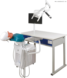 Simulación eléctrica para 1 profesor con lámpara de grabación y monitor HD de 22 pulgadas