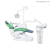 Sillón dental de lujo con un taburete de dentista, precio de equipos de unidad dental, sillón usado G1