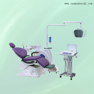 Cómoda unidad de sillón dental con funda para clínica dental