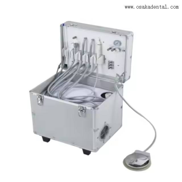 Unidad Dental portátil Dental de alta/baja velocidad para clínica móvil, el precio más barato