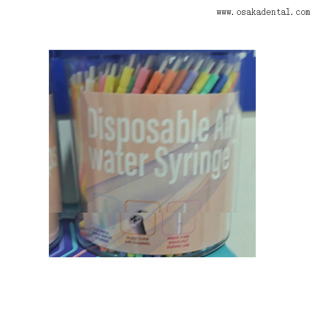 Jeringa de agua desechable Dental multiusos, accesorios para blanqueamiento dental
