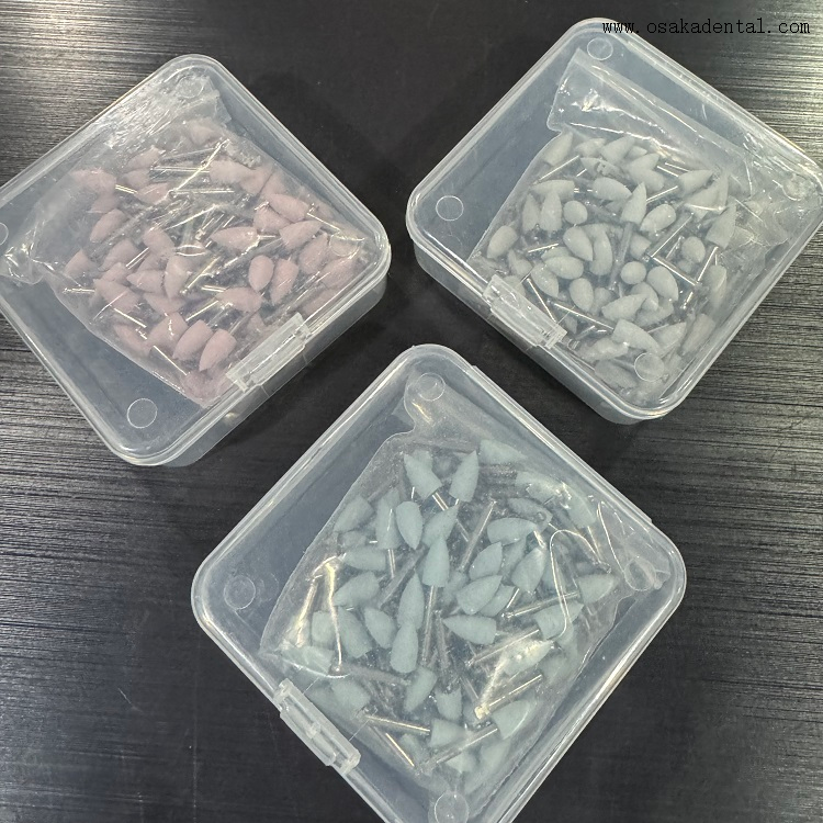 Pulidores de silicona para fresas dentales RA