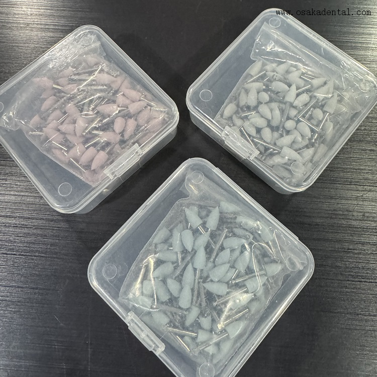 Pulidores de silicona para fresas dentales RA