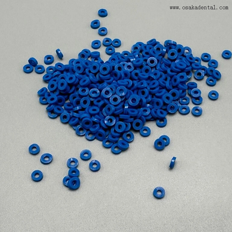 Ortodoncia Separadores Dientes Elásticos Posterior Azul Grande