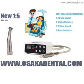 Motor eléctrico Dental sin escobillas con nueva fibra óptica de contraángulo 1:5