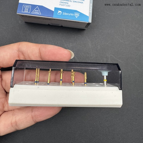 Kit de dientes posteriores dentales FG0710D 10 piezas/kit 