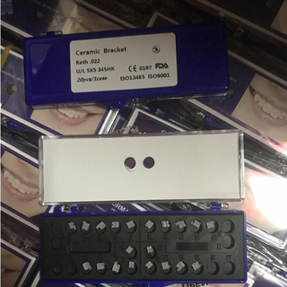 Soporte de ortodoncia de cerámica dental para adultos