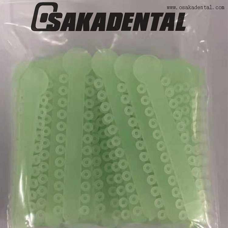 Lazo de ligadura fluorescente de ortodoncia dental