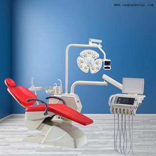 Unidad de silla dental con lámpara quirúrgica El modelo más lujoso.