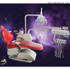 Silla dental de color rojo con 6 bombillas LED lámpara