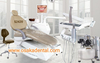 Sillón dental electrónico quirúrgico con taburete de dentista
