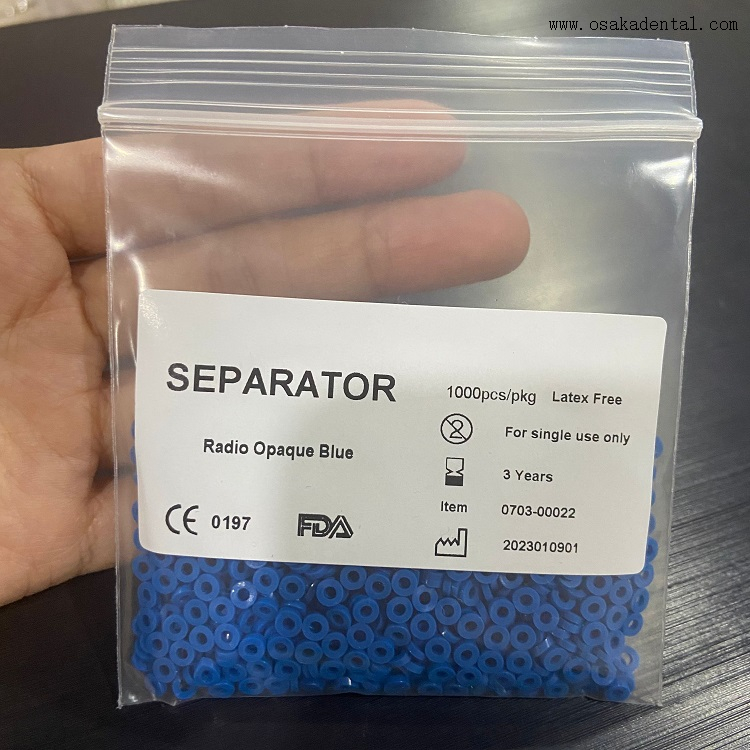 Separador elástico de ortodoncia Dental 1000 unids/bolsa OSA-P29