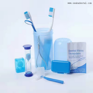 Botella de plástico Embalado 8pcs Kit de ortodoncia con temporizador