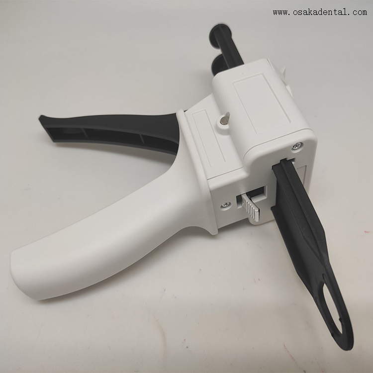 Pistola de entrega de material de impresión dental