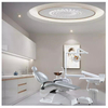 Unidad de sillón de clínica dental simple con taburete de dentista