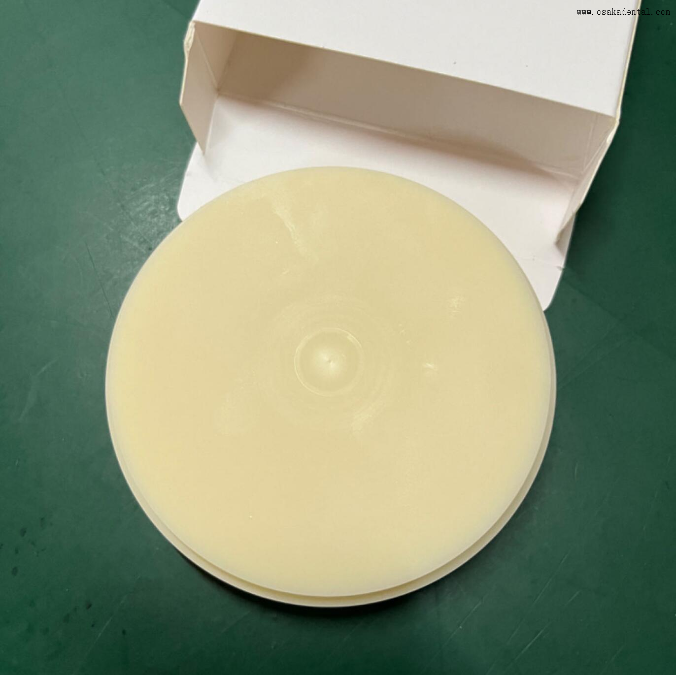 Barra de PMMA para material de uso dental