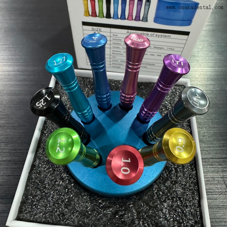 Juego de herramientas para implantes dentales 