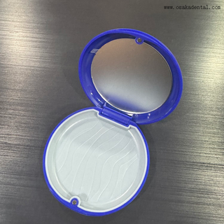 Caja de alineadores redondos dentales con espejo o sin espejo