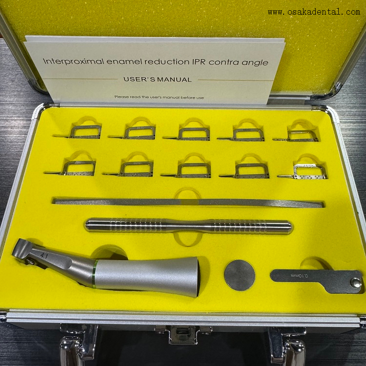 Pieza de mano dental 4:1 Juego de contraángulo de reducción OSA-C006