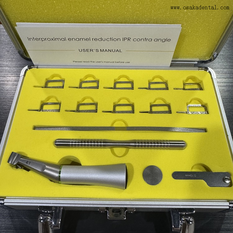 Pieza de mano dental 4:1 Juego de contraángulo de reducción OSA-C006